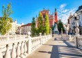 Ponte Tripla, Centro da Cidade de Liubliana, Eslovénia