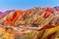 Geoparque Nacional Zhangye Danxia, Gansu, China