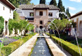 Patio de la Acequia, Alhambra, Granada, Espanha