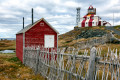 Vista do farol de Bonavista, Terra Nova, Canadá