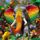 Lego elephant 3