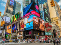 A famosa Times Square, Nova York, EUA