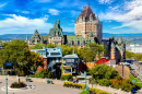 Chateau Frontenac em Quebec Velho, Canadá