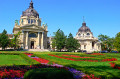 Banhos termais de Szechenyi em Budapeste, Hungria