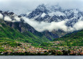 As margens do Lago Como e do Maciço Grigna