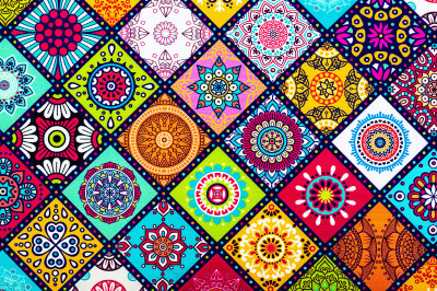 Azulejos decorativos tradicionais espanhóis