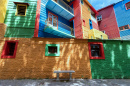 Edifícios coloridos de El Caminito, Buenos Aires