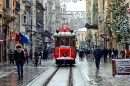 Bonde na Rua Istiklal, Turquia