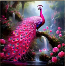 Fuschia Peacock