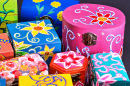 Caixas de Madeira Pintada