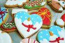 Biscoitos Decorados de Inverno e Natal