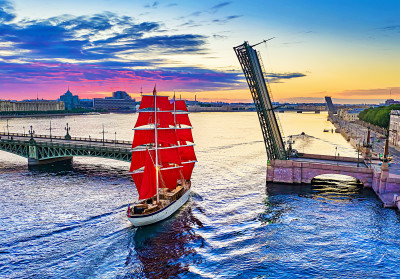 Noites Brancas em São Petersburgo, Rússia