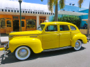 Táxi retrô no Universal Studios Orlando, FL, EUA