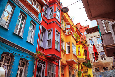 Casas Coloridas do Distrito de Balat, Istambul