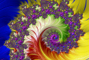 Arte fractal abstrata