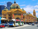 Bonde ferroviário em Melbourne, Austrália