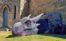 Lucy, o Dragão, Castelo Lincoln, Inglaterra