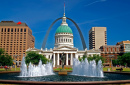 Parque Nacional Gateway Arch em St. Louis, MO, EUA