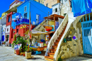 Casas Coloridas no Porto de Corricella, Procida