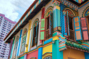Casa Colorida em Little India, Singapura