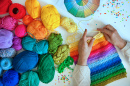 Crochê Arco-Íris