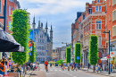 Avenida Bondgenoten em Leuven, Bélgica