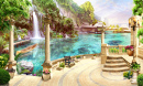 Resort próximo à Cachoeira