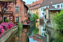 Casas de Enxaimel de Colmar, Alsácia, França