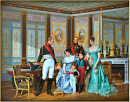 Visita do czar Alexandre I a Malmaison