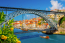 Ponte Dom Luís I no Porto, Portugal