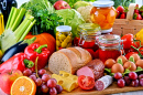 Variedade de Produtos Alimentares Orgânicos