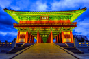 Ponte Woljeong à Noite, Coreia do Sul