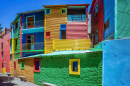 Rua Caminito em La Boca, Buenos Aires