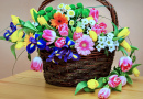 Lindas Flores em Cesta