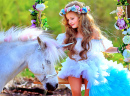 Pequena Princesa e Seu Unicórnio