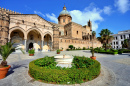 Catedral famosa em Palermo, Sicília, Itália