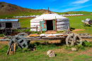 Yurt tradicional dos nômades mongóis