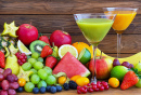Frutas e sucos frescos