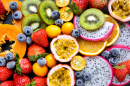 Frutas e Frutas Vermelhas Maduras