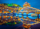 Cidade Antiga de Fenghuang na Província de Hunan, China