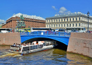 O Rio Moika em São Petersburgo, Rússia