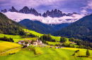 Santa Maddalena, Vale de Val di Funes, Itália