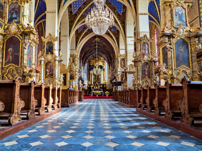 Igreja Gótica em Sandomierz, Polônia