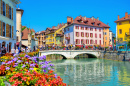 Palais de l'Isle medieval, Annecy, França
