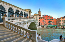Ponte Rialto sobre o Grande Canal, Veneza, Itália