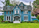 Big Blue House, Brockport, NY, EUA