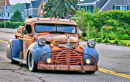 Caminhonete Rusty Dodge, Kennebunk, ME, EUA
