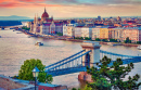 Ponte de Correntes Széchenyi em Budapeste, Hungria