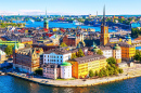 Vista panorâmica de Estocolmo, Suécia