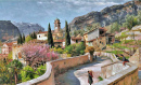 Dia de Primavera em Torbole, no Lago Garda